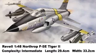 Revell 1:48 Northrop F-5E Tiger II Kit Review