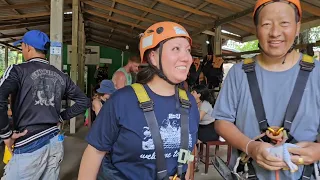 Peb Npaj Hnav Hlua Yuav Mus Caij Zipline At TCK Zipline Vang Vieng 8/30/2023