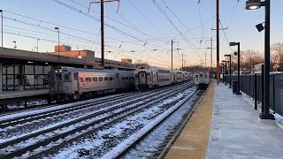A Frosty Northeast Corridor Morning w/ Amtrak & NJ Transit @ Metropark (1/22/24)