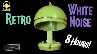 🔊White Noise Therapy - 1960s Bonnet HAIR DRYER 8 Hours! ASMR - Relax🌎 Sleep 💤 Concentrate💡