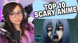 Top 10 Scariest Anime of All Time | Bunnymon REACTS