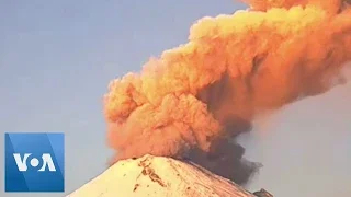 Mexico's Popocatepetl Volcano Erupts, Spewing Smoke, Ash