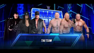 WWE 2K23 | Undertaker vs Brock Lesnar | 3 v 3 Elimination Tag Team Match | PS5