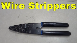 How To Use Wire Strippers-FULL Tutorial