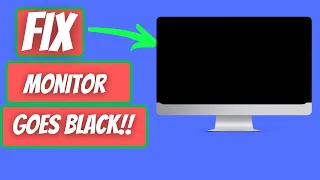 Windows 11/10 Randomly Black Screen Error Fixed | Fix Monitor Goes Black