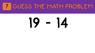 GUESS... SUBTRACTION QUIZ | NUMBERS UP TO 20