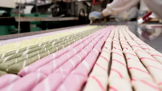 Manufacturing scenery / How to make traditional Japanese candy "5 colors Kyoto Chitose candy"