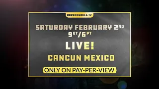 Julian Lane vs Leonard Garcia Bare Knuckle Fighting Championship Feb 2 Live on pay per view.