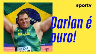 DARLAN ROMANI É CAMPEÃO MUNDIAL INDOOR NO ARREMESSO DE PESO | #shorts | sportv