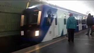 Новый поезд Штадлер в минском метро. Stadler in Minsk metro