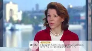 Вероника Крашенинникова о результатах референдумов на Юго-Востоке Украины