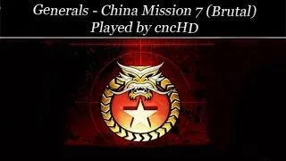 Generals Campaign - China Mission 7 (brutal)