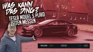 lautlos performance - 100-200 im 1020 PS Tesla Model S Plaid! | schnellster Mietwagen Deutschlands!