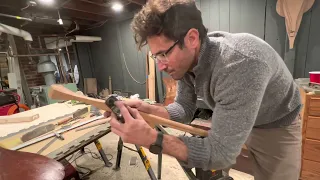 Making a canoe paddle : hand tools