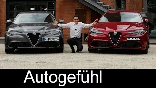 Alfa Romeo Giulia Super & Quadrifoglio FULL REVIEW test driven all-new neu 2017