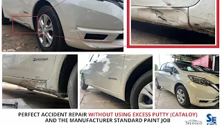 Nissan Note Accident Repair and The OEM standard Paint Job