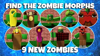 Find The Zombie Morphs - 9 NEW Zombie Morphs [Tree House Map] 🔥 Roblox