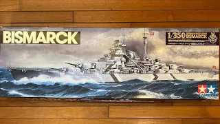 German Battleship: Bismarck Kriegsmarine Schlachtschiff: Bismarck Tamiya 1/350