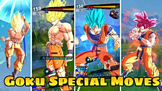 DRAGON BALL LEGENDS : ALL GOKU SPECIAL MOVES💥 || DB LEGENDS