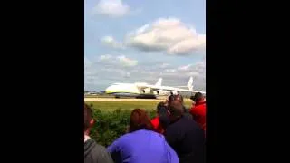 Antonov 225 departing Manchester Airport
