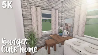 5k No-Gamepass Budget Cute Home | Bloxburg ROBLOX speedbuild