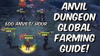 Anvil Dungeon Global Farming Guide - 600 Anvils Per Hour - Seven Deadly Sins: Grand Cross