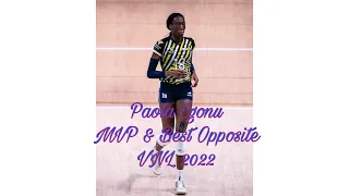 Paola Egonu ได้ MVP สรุปอันดับ vnl 2022 และ ผู้เล่นที่ได้รับรางวัลในแต่ละตำแหน่ง