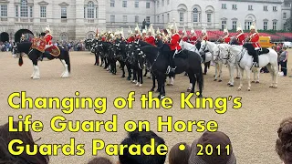 Changing of the King's Life Guard on Horse Guards Parade - London
