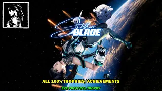 Stellar Blade walkthrough - All 43 trophies achievements collection - EVE Protocol trophy