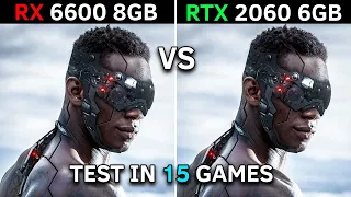 RX 6600 vs RTX 2060 | Test in 15 Games | 2022