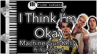 I Think I’m Okay - Machine Gun Kelly ft. Yungblud - Piano Karaoke Instrumental