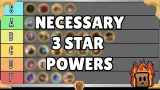 Tier List Covering How Much Each Champion Needs Their 3* Power