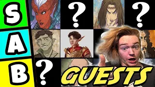 WHO Is Number 1?? I Ranked ALL Critical Role Guest Characters