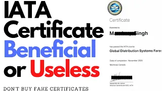 How to Get IATA Certificate | Benefits of IATA Certificate | IATA Recognition Certificate