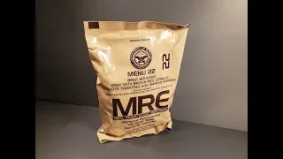 2019 MRE Beef Goulash Meal Ready to Eat Review US Ration Taste Testing