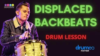 6 Surprising Syncopated Drum Grooves! | Displaced Backbeat | Improve Your Drumming