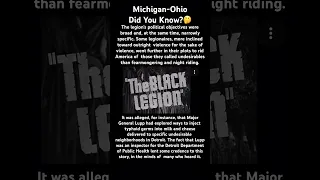 #MichiganMobstersMovies The Infamous Historic Black Legion Of The 1930s #Movie With Michigan Roots!