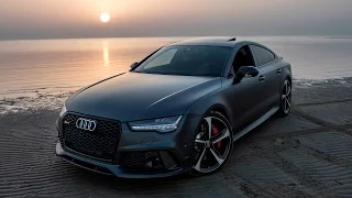 2017 Audi RS7 Performance (605hp) - Dances beautifully at the beach (slow motion drift)