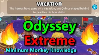 BTD6 Odyssey 🔥EXTREME Mode🔥 || No Hero Achievement || Vacation Tutorial Guide