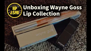 【ASMR】Unboxing Wayne Goss Lip Products | Tapping Sounds | 敲击音助眠