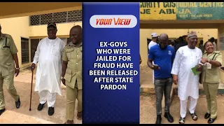 Nigerians React As Pres. Buhari Releases Ex-Govs Dariye, Nyame From Kuje Prison | VIDEO
