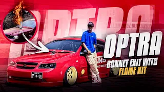 INDIA’S First Bagged Chevrolet Optra With Bonnet Exit And Flame kit | Prejimon Pradep