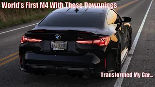 INSTALLING DOWNPIPES ON MY BMW M4 COMPETITION...