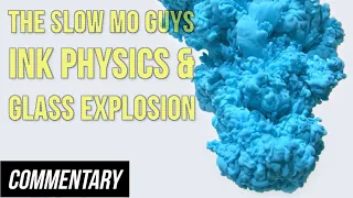 [Blind Reaction] The Slow Mo Guys - Hypnotic Ink Physics in 4K Slow Mo/Glass Explosion at 343,000Fps