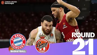 James 26 points lead Monaco past Bayern! | Round 21, Highlights | Turkish Airlines EuroLeague