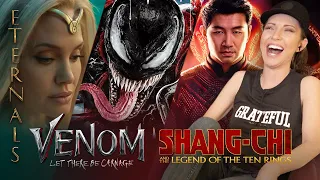 SHANG CHI - ETERNALS - VENOM LET THERE BE CARNAGE Trailer Reactions