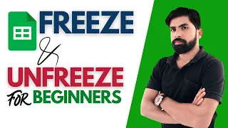 How to FREEZE rows & columns in Google Sheets||Unfreeze rows & columns in Google sheets in Hindi