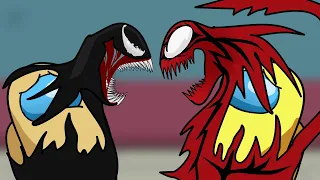 Venom vs Carnage Fight in Among us Part 4  - Among us Venom Animated Series