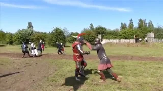 Викинг против рыцаря  Viking vs knights mega epic battle