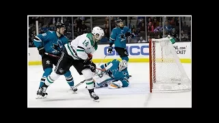 Benn records hat trick in Stars' win over Sharks